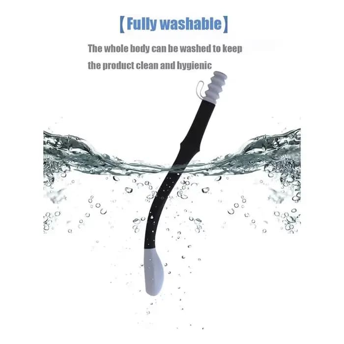 A19F-outils d'aide aux toilettes avec fond en Silicone confortable aide à l'essuyage