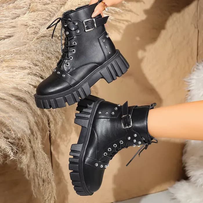 2025 femmes bottines mode confortable élégant anti-dérapant bottes marche plate-forme chaussures De créateur pour les femmes Zapatos De Mujer