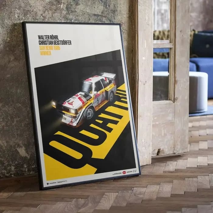 RS Famous Rally Sports Car Series, Design moderne, Promotion Picture Art, Home Wall, Décoration de salon, Impression sur toile