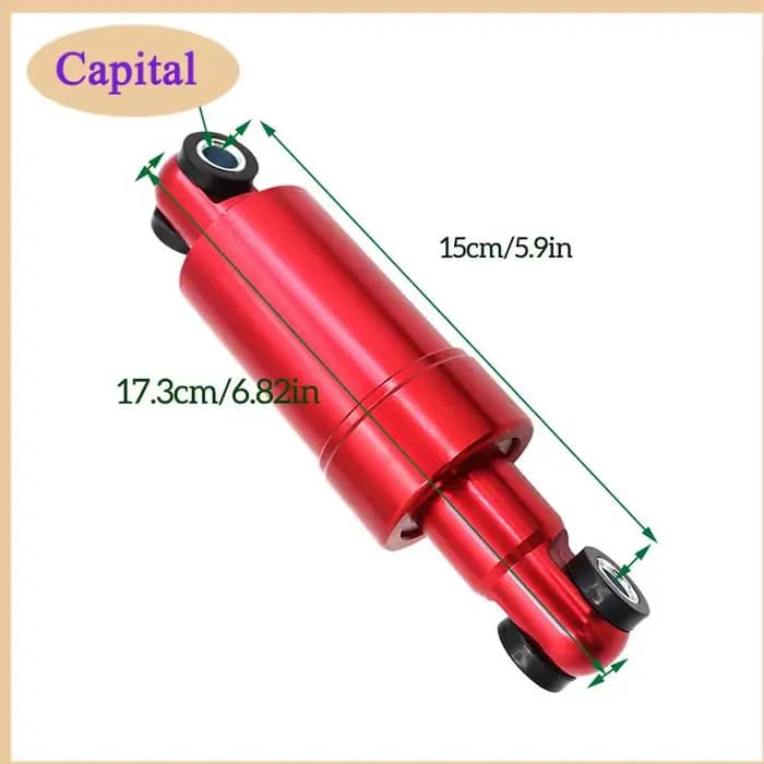 1 paire 110mm 125mm 150mmScooter amortisseur arrière Suspension pour KUGOO M4 Scooter électrique ressort rebond amortissement remplacer les pièces