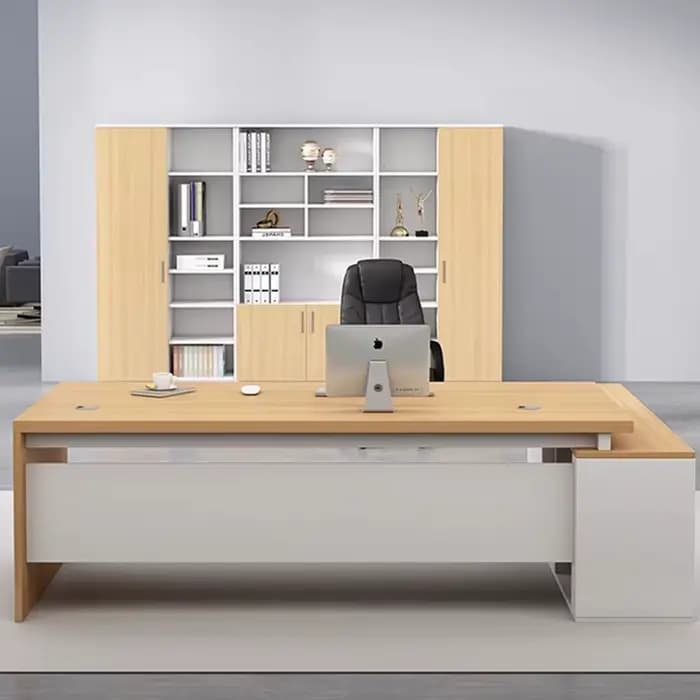 Bureau professionnel en bois Vintage Simple irrégulier salon bureau moderne Escritorio Oficina meubles à la mode