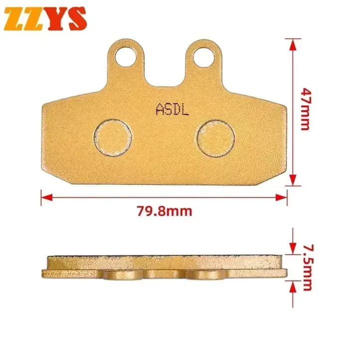 Plaquettes de frein avant pour moto, tablettes à disque pour Aprilia planchers abbones 400 ie 400ie 07-08 planchers abbones 125 200 Atlantic 500 02-04, accessoires de moto