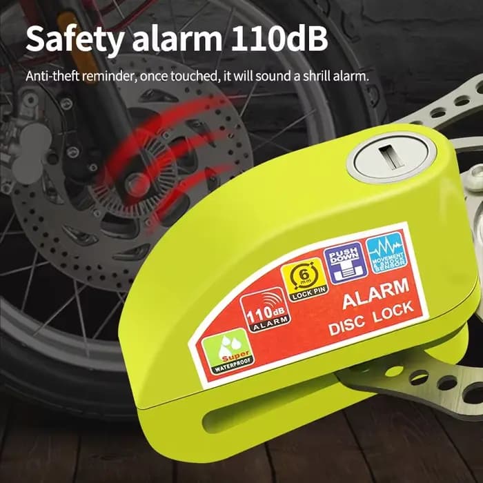 Serrure de sécurité étanche pour moto et Scooter