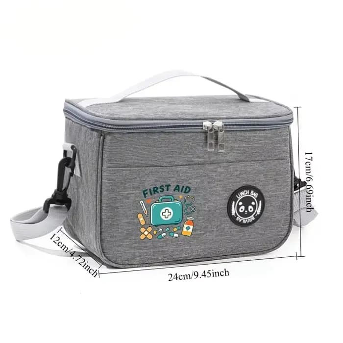Trousse de premiers secours grande capacité - Convient à de multiples situations : maison, bureau, voiture, extérieur, camping, voyage et kit de survie