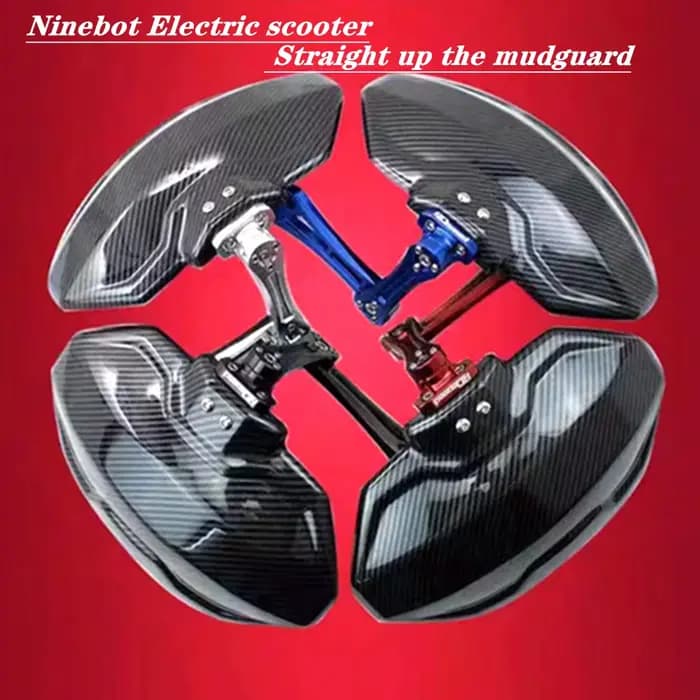 Accessoires de garde-boue arrière en alliage de fibre de carbone pour Ninebot E-Scooter