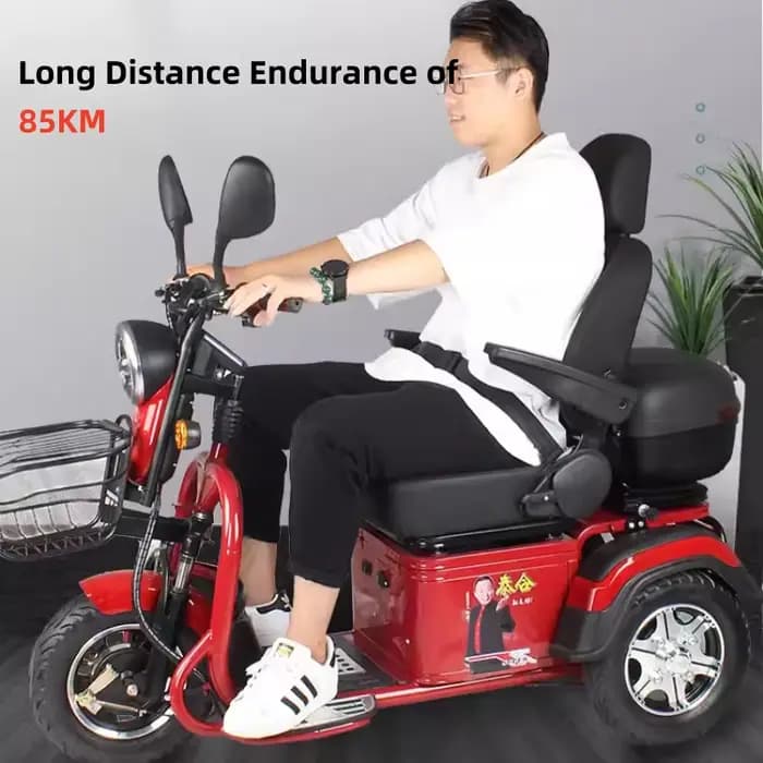 Tricycle électrique pour personnes âgées handicapées