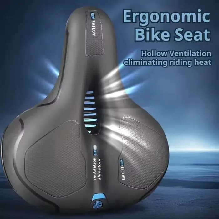 Selle de vélo en mousse confortable, légère et respirante pour un confort tout au long de la journée