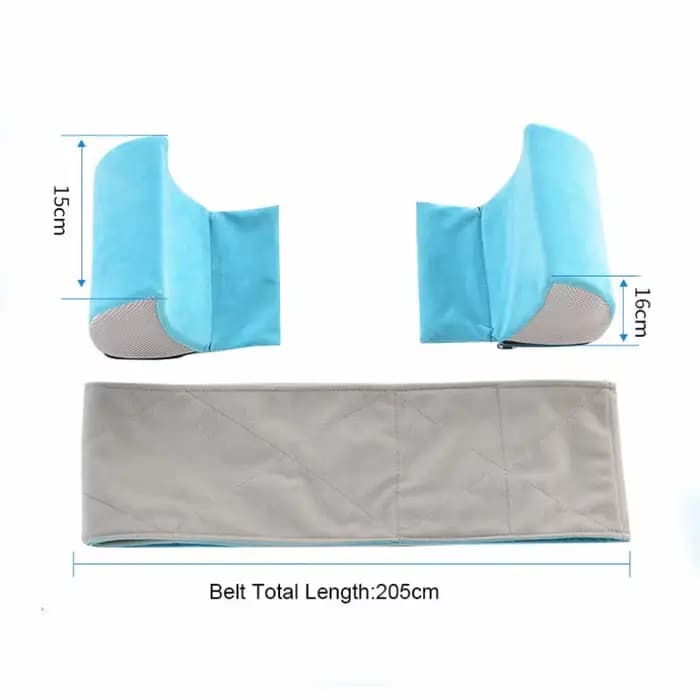 Coussin de position anti-latéral pour fauteuil roulant bloqué