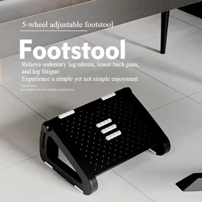 Repose-pieds réglable pour bureau, pédale de repose-pieds sous la table, support de jambe pour enfants, anti-éclatement, accessoire de repose-jambe Erlang