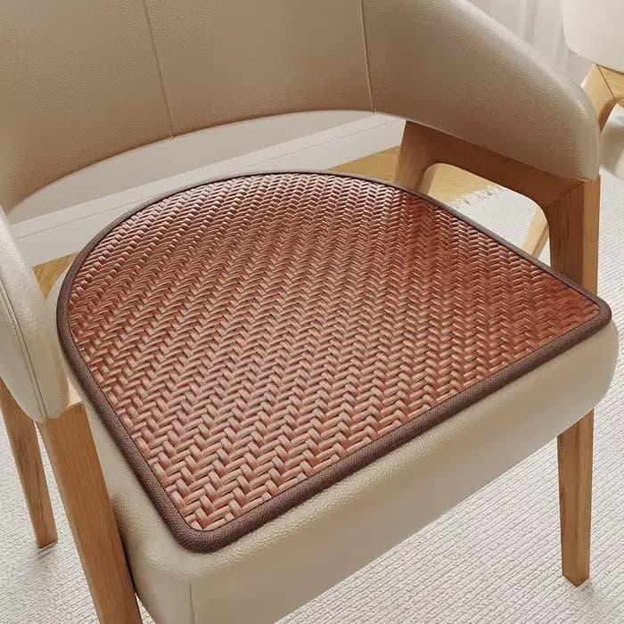 Coussin de chaise rafraîchissant en rotin tressé, respirant et antidérapant, pour cuisine, salle à manger, patio, bureau, voiture