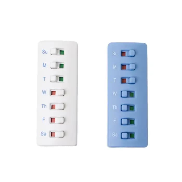Organisateur de médicaments portable et réutilisable pour divers flacons – Aide à la mémoire pour la gestion quotidienne des rappels – Convient aux personnes âgées