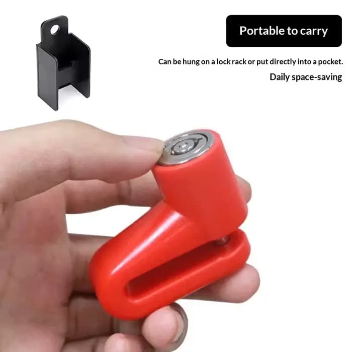 Antivol de frein à disque pour trottinette électrique avec câble en acier pour vélo