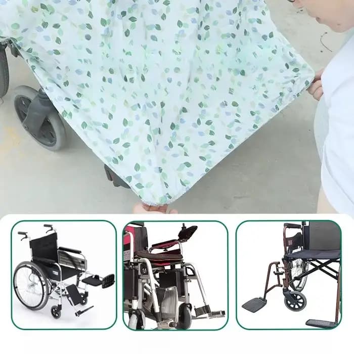 Accessoires imperméables pour fauteuil roulant portable pour personnes âgées