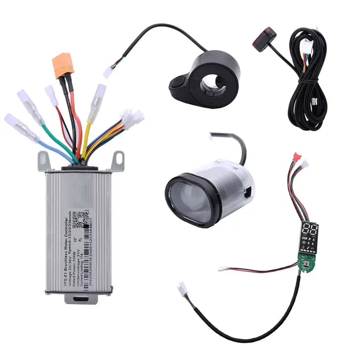 Kit complet de remplacement pour trottinette électrique 500W 36V 17A avec lumières