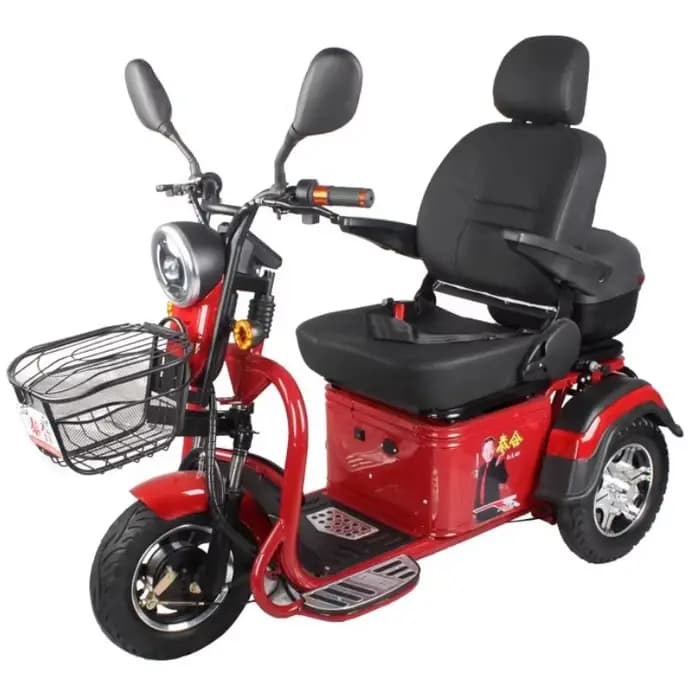 Scooter de mobilité électrique à 3 roues pour personnes handicapées