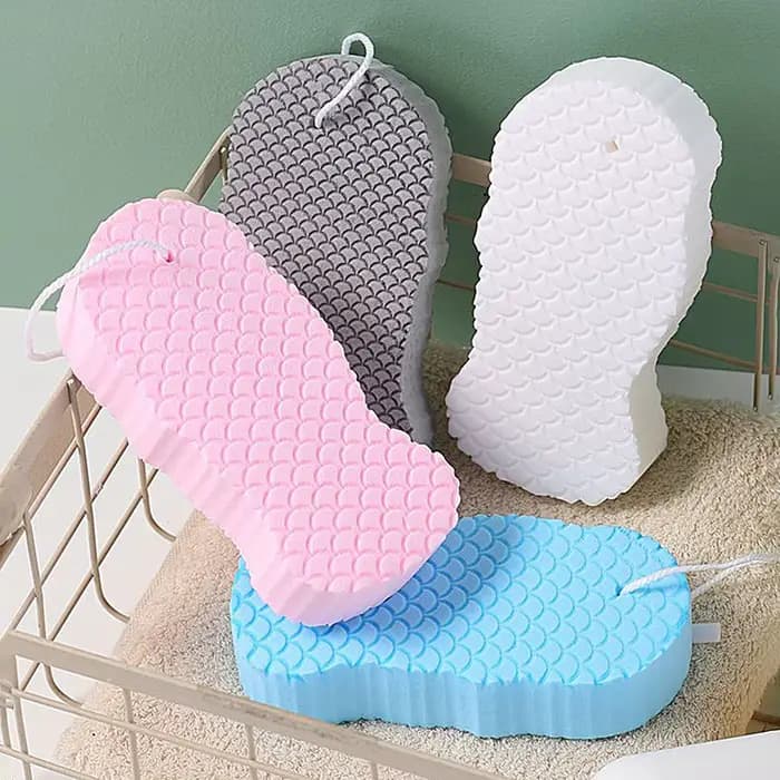 Éponge de bain exfoliante, gant de toilette pour le corps, épurateur de peau, relaxation, soins de la peau, outil de gommage de douche