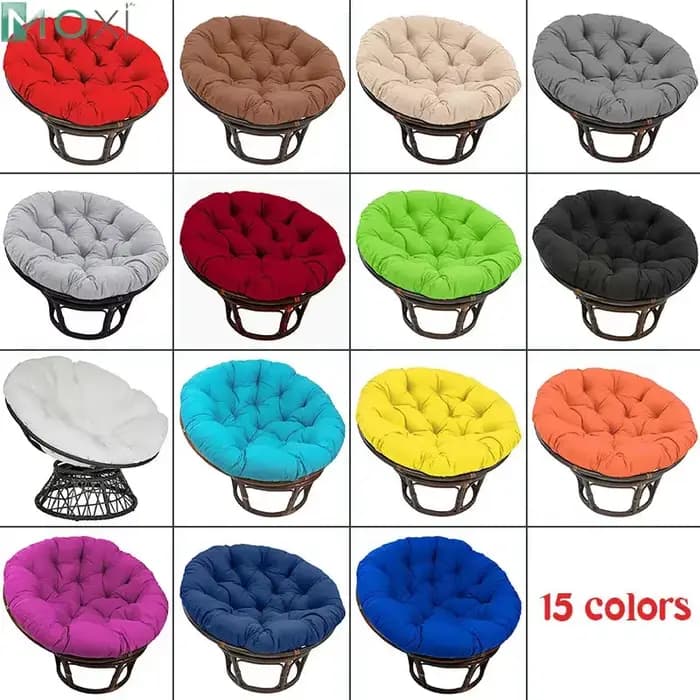 Siège de panier de balançoire en rotin, coussin de remplissage rond, coussin de chaise, panier de jardin, canapé relaxant intérieur et extérieur, sans chaise, 1PC