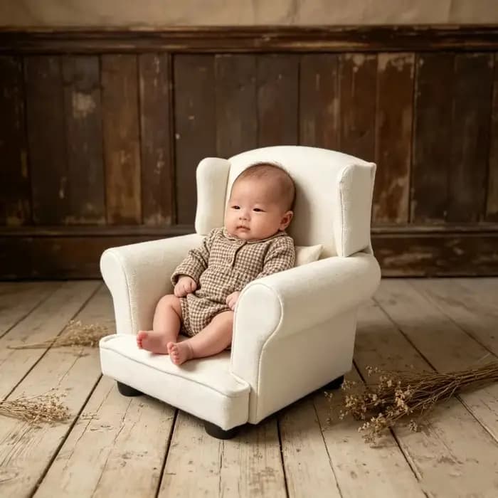 Chaise-lit pour séance photo de bébé, accessoire de studio pour nouveau-né, mobilier de pose pour enfants, outil de photographie commémorative pour nourrissons