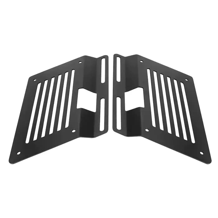Sacs de selle de moto noirs, barre de Support de montage, supports de sac latéral en métal pour Kawasaki Honda Yamaha Suzuki Harley