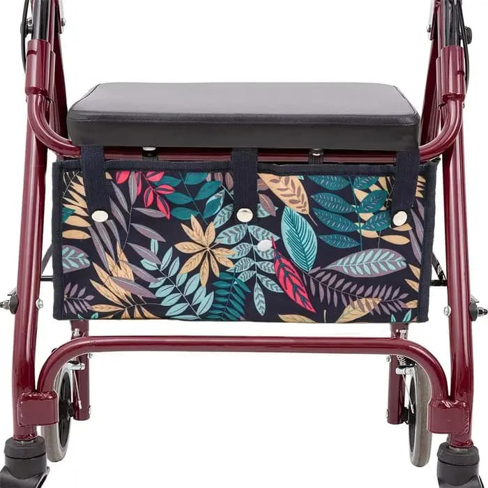 Sac de marcheur sous le siège pour rollator à quatre roues