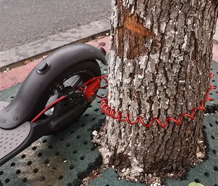 Verrouillage des freins à disque avec fil d'acier pour Scooter électrique Xiaomi M365 1S Pro