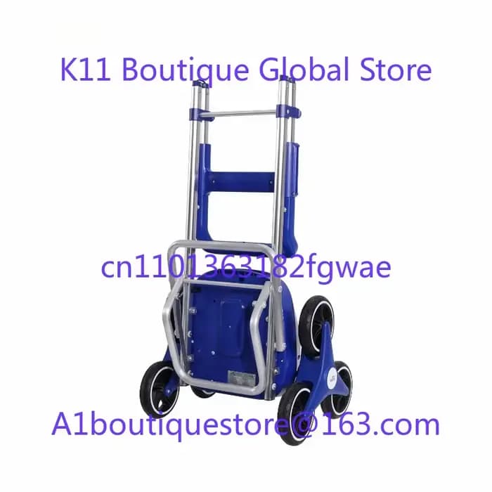 Xsto ZW030 Chariot de courses électrique pour escalade d'escalier 30 kg facile à transporter et pliable