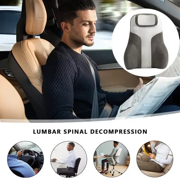 Oreiller de soutien lombaire pour chaise de lit