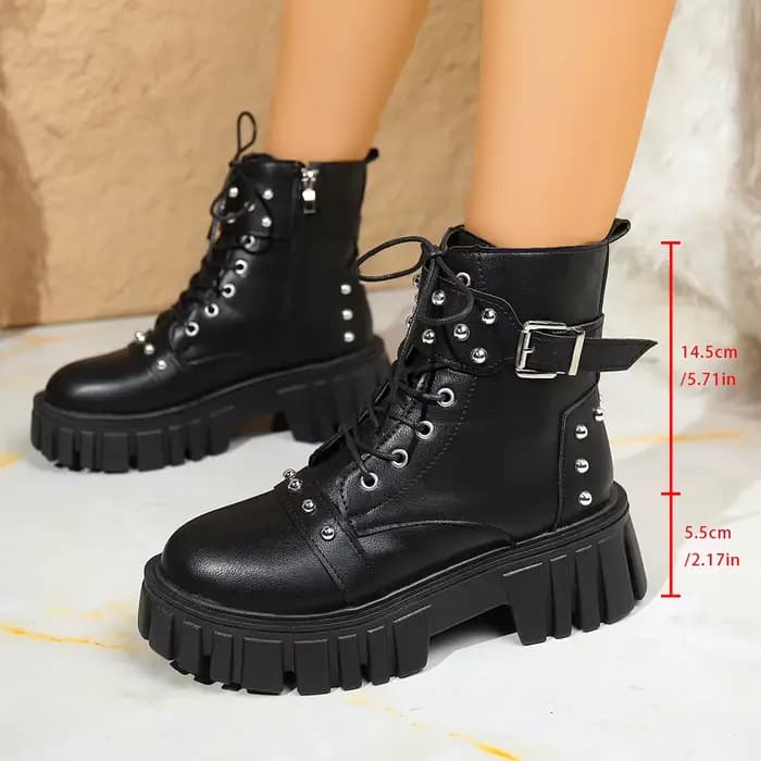 2025 femmes bottines mode confortable élégant anti-dérapant bottes marche plate-forme chaussures De créateur pour les femmes Zapatos De Mujer