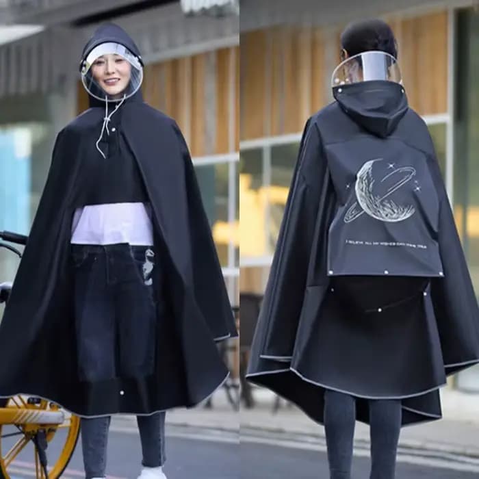 Long imperméable pour scooter électrique et vélo