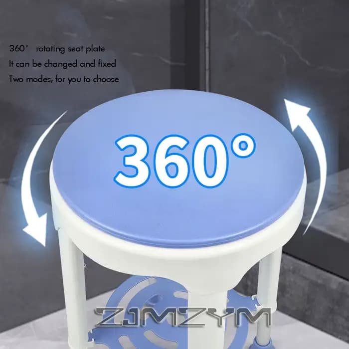Chaise de bain rotative anti-brûlure