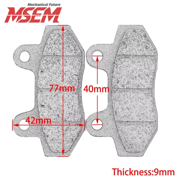 Plaquettes de frein avant et arrière pour scooter GY6