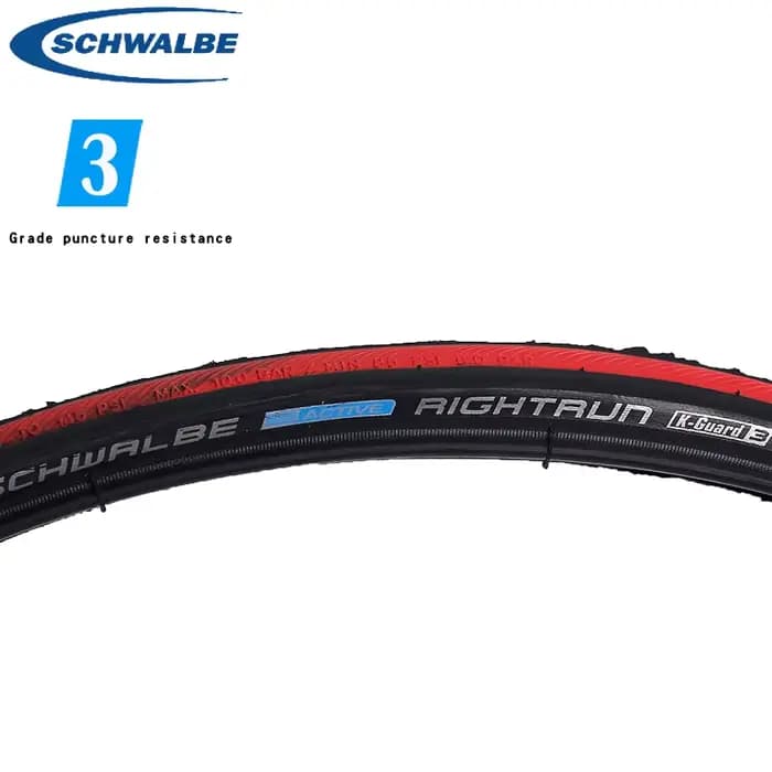 Schwalbe pneu gonflable pour fauteuil roulant RIGHTRUN sport 24 pouces accessoires de vélo 24*1 26