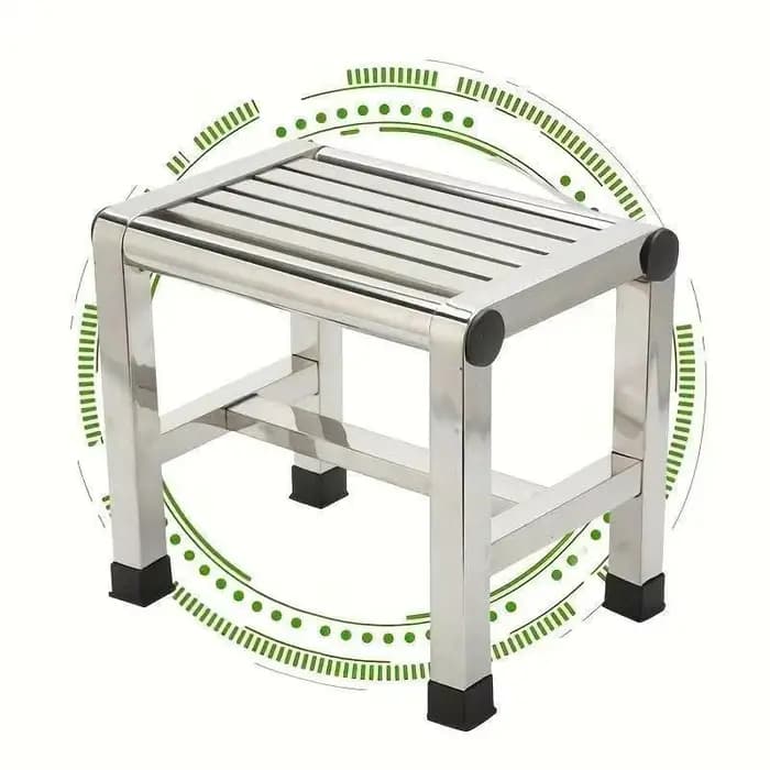 Chaise de douche en acier inoxydable