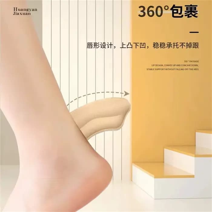 Paquet de 8 coussinets de talon pour chaussures trop grandes, protecteurs de talon auto-adhésifs, Inserts de talon, améliore l'ajustement et le confort de la chaussure, prévient le glissement du talon