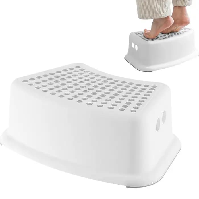 Tabouret de toilette robuste antidérapant 37x25x13cm