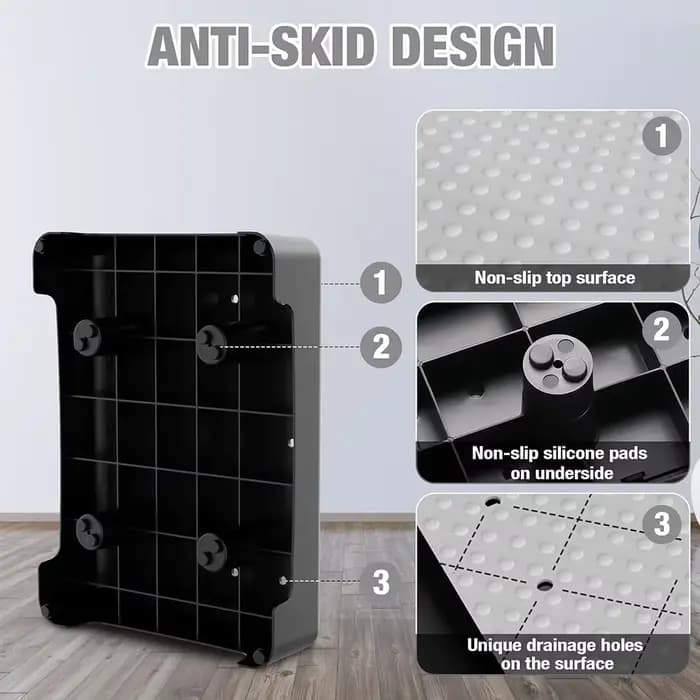 Escabeau de mobilité, plate-forme de marche antidérapante intérieure et extérieure