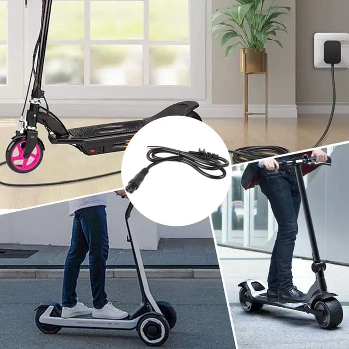 Câble de Port de chargement à 3 broches pour Scooter électrique