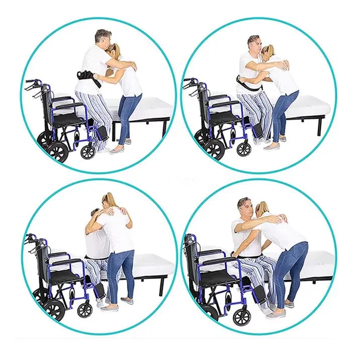 Ceinture de traction ajustable pour personnes âgées