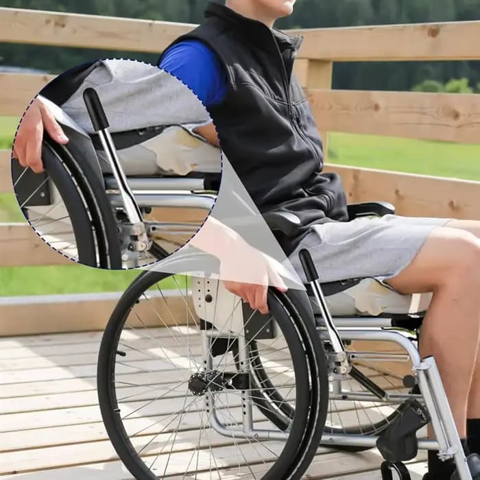 Extensions de poignée de frein pour fauteuil roulant A02F-2Pcs