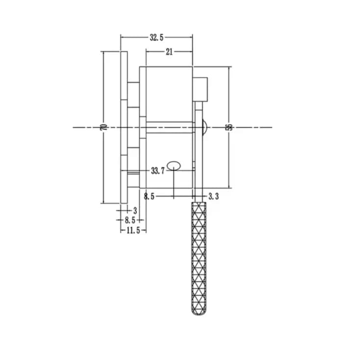 Accessoires pour fauteuil roulant électrique DCC-56 DC24V