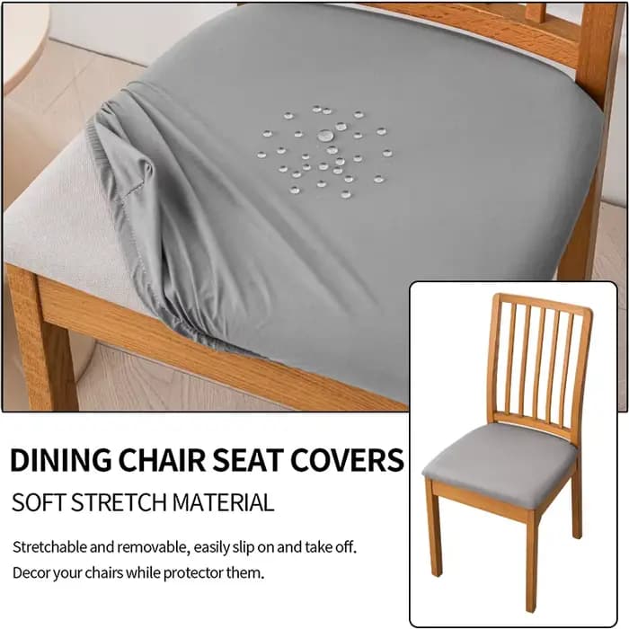 Housse de chaise imperméable pour salle à manger, protection extensible pour meubles, housse de chaise pour cuisine, restaurant, bureau, banquet