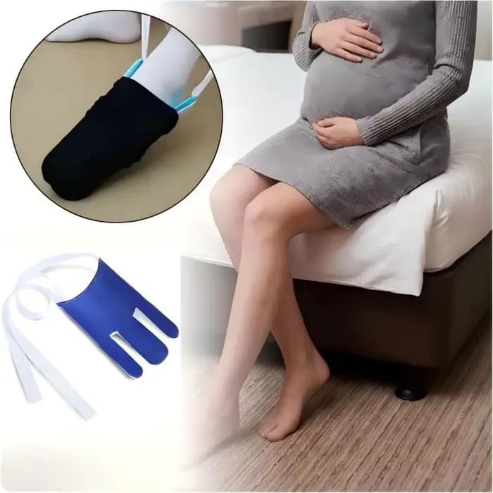 Outil d'aide à la mise de chaussettes sans se pencher, dispositif de tirage de chaussettes, aide à la pose de chaussettes, tire-chaussettes facile pour personnes âgées, handicapées, enceintes, usage q