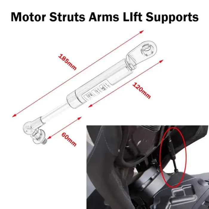 Accessoires de moto pour TMAX500 TMAX530 TMAX 530 2008-2018, vérins de levage, supports de levage, amortisseurs, levage de siège T-MAX500