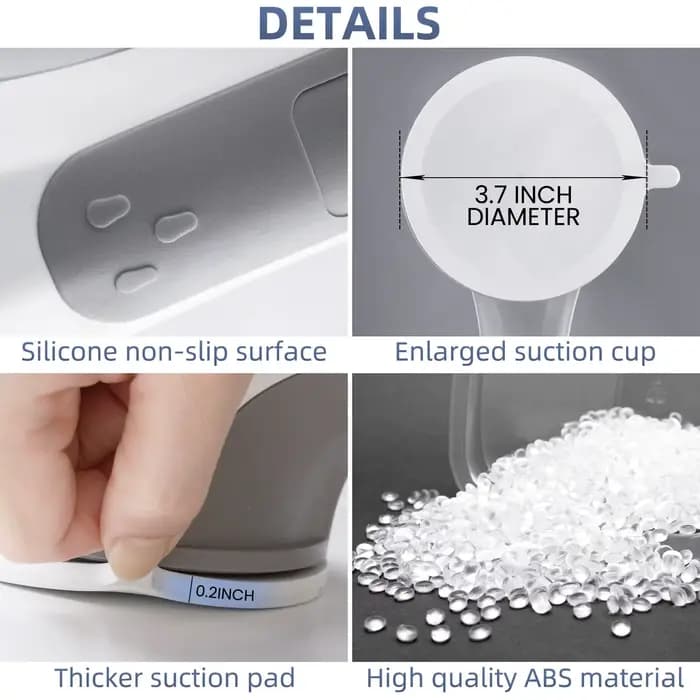 TAILI Poignée Ventouse pour Salle de Bain 31 CM