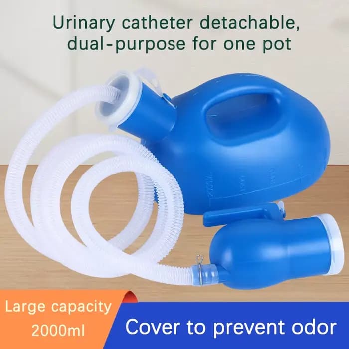 Urinoir en Plastique de 2000ml avec Circulation Urinaire pour Homme