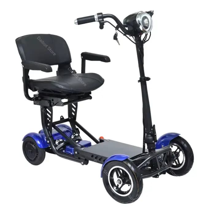 Scooter électrique pliant à 4 roues pour handicapés
