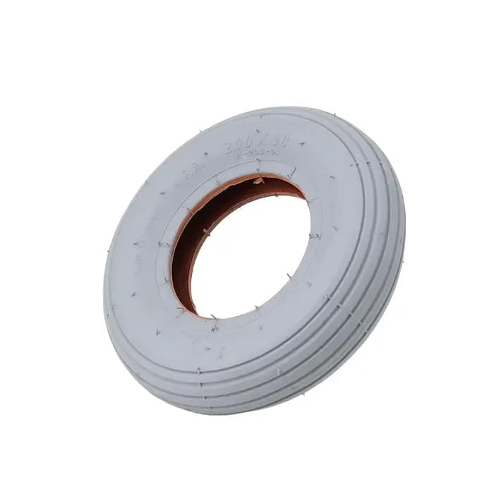 Pneu extérieur gris 200x50 de 8 pouces pour fauteuil roulant électrique