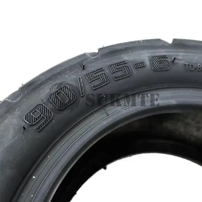 Pneu 90/55-6 sans chambre à air pour Scooter électrique 10 pouces 80/60-6 80/65-6