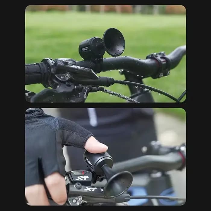 Nouveau 120DB Scooter clair qualité sonore cloche klaxon anneau avec support à dégagement rapide pour Xiaomi M365 Pro