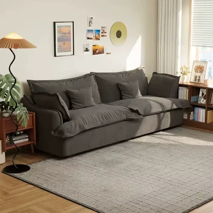 Canapé-lit paresseux convertible pour salon, appartement, balcon – Fauteuil inclinable simple ou double